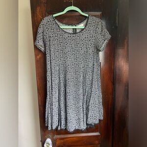 Urban Outfitters Black and Whit Mini Dress- Size Large